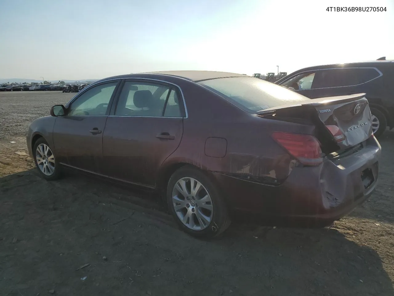 2008 Toyota Avalon Xl VIN: 4T1BK36B98U270504 Lot: 70307734