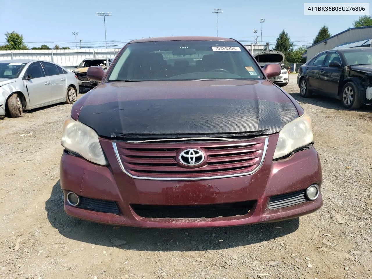 2008 Toyota Avalon Xl VIN: 4T1BK36B08U276806 Lot: 70388204