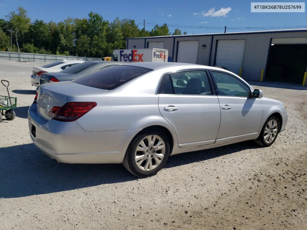 2008 Toyota Avalon Xl VIN: 4T1BK36B78U257699 Lot: 70983654