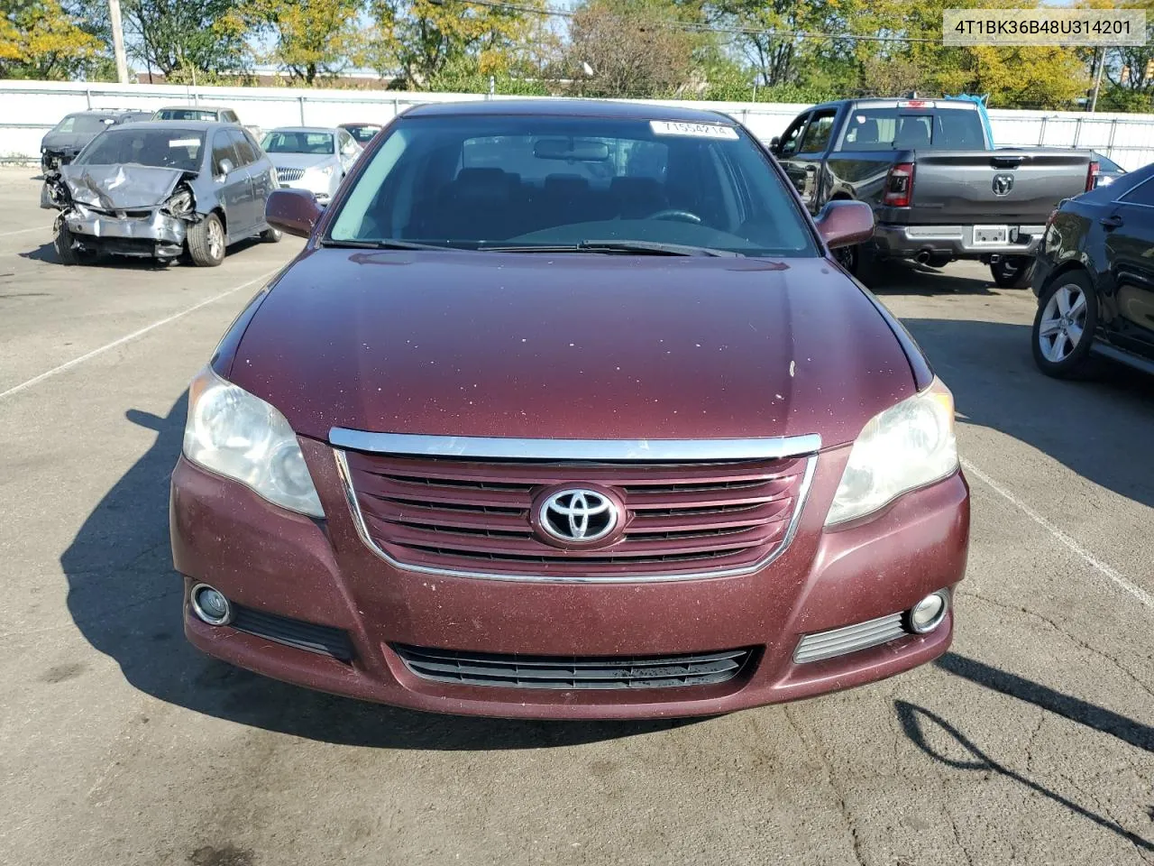 2008 Toyota Avalon Xl VIN: 4T1BK36B48U314201 Lot: 71554214