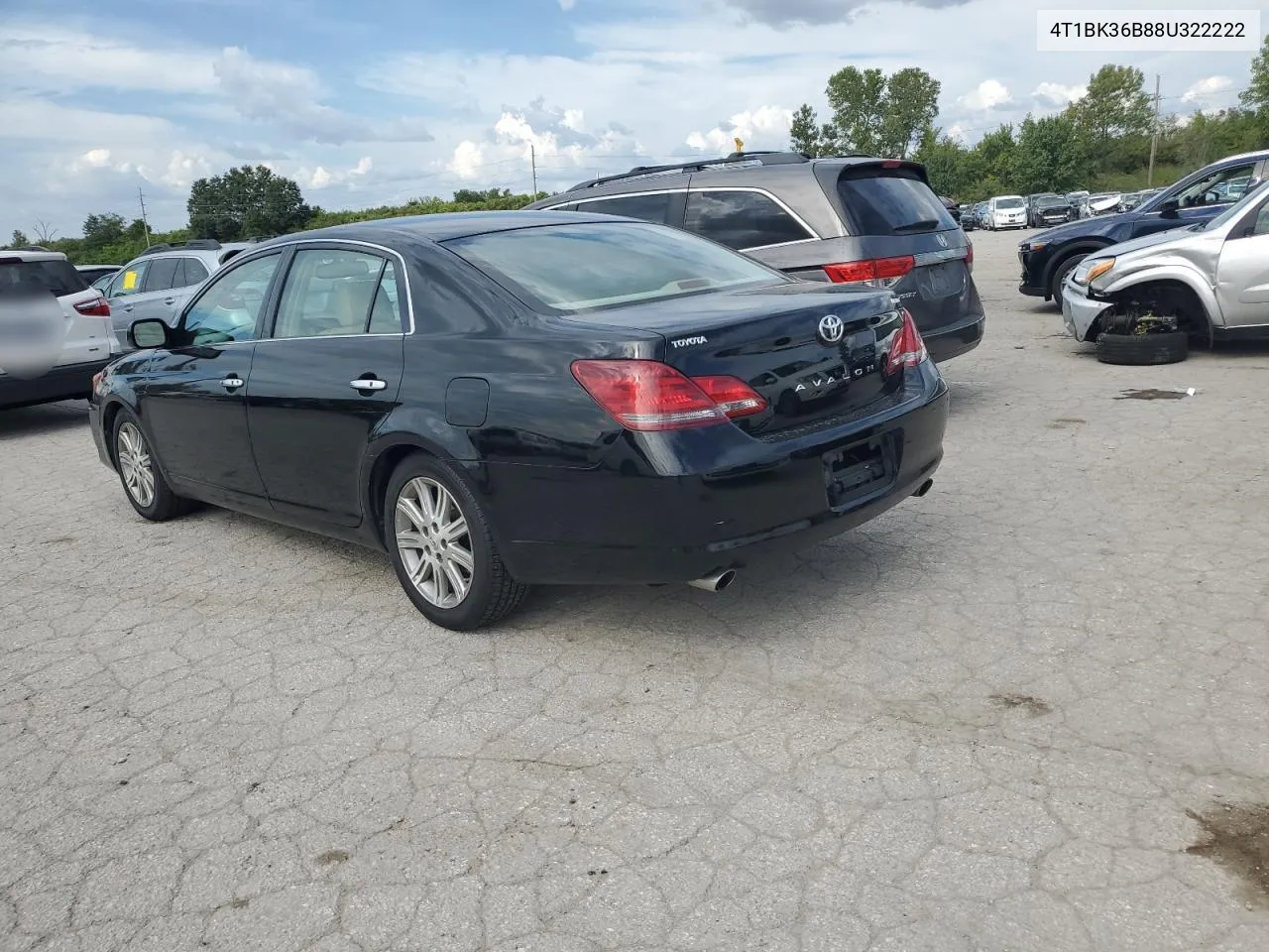 2008 Toyota Avalon Xl VIN: 4T1BK36B88U322222 Lot: 71609124