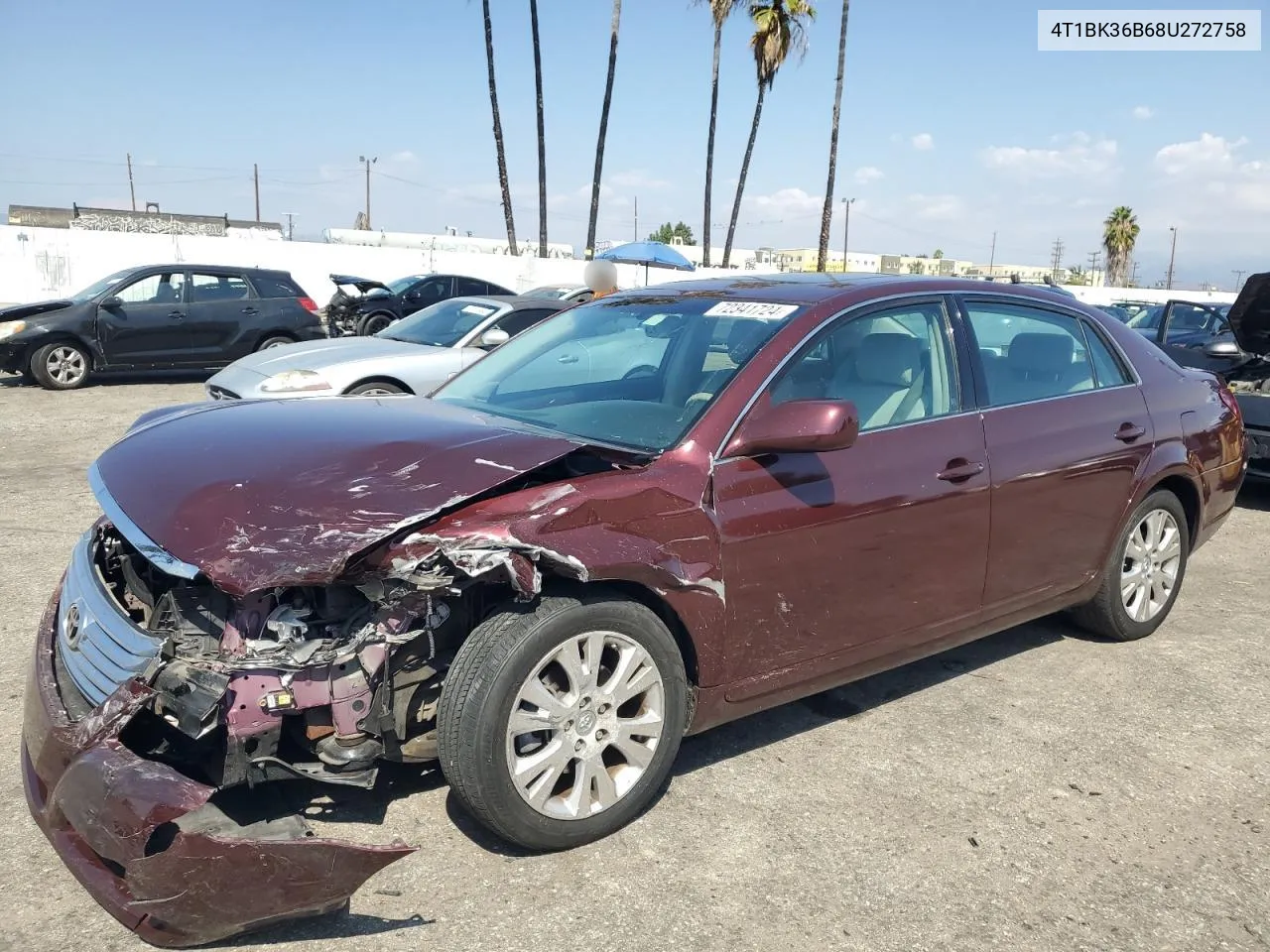 2008 Toyota Avalon Xl VIN: 4T1BK36B68U272758 Lot: 72341724