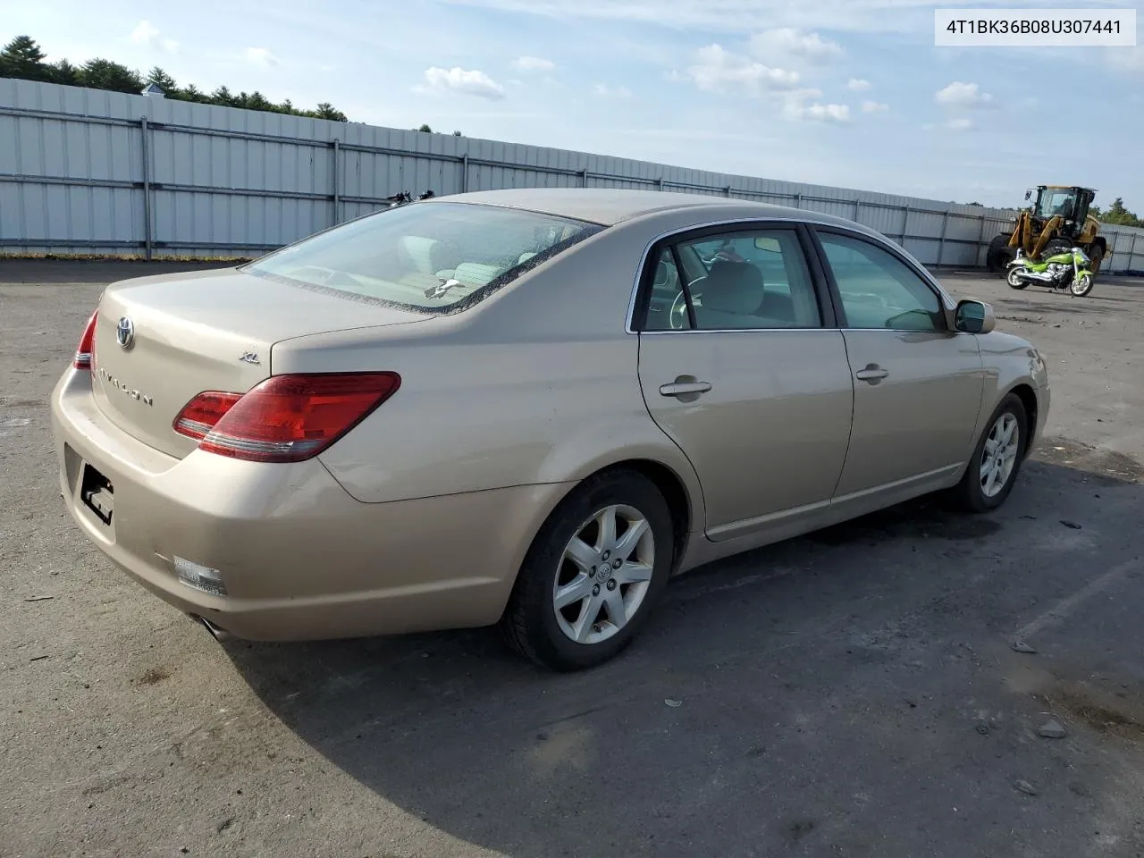 2008 Toyota Avalon Xl VIN: 4T1BK36B08U307441 Lot: 72368954