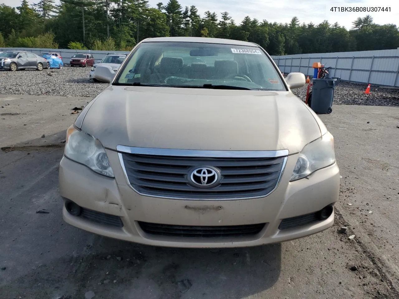 2008 Toyota Avalon Xl VIN: 4T1BK36B08U307441 Lot: 72368954