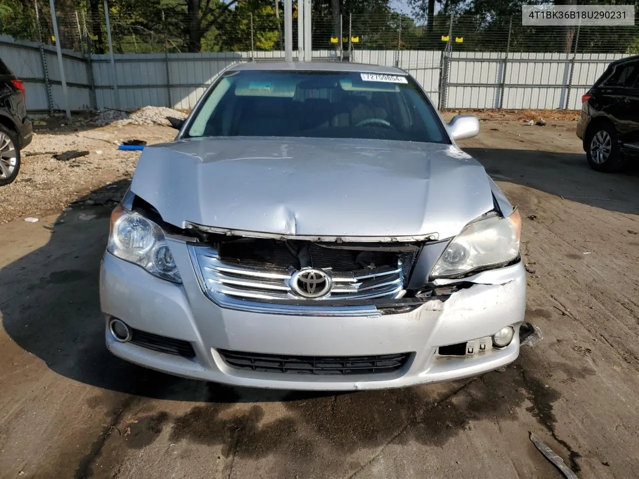 2008 Toyota Avalon Xl VIN: 4T1BK36B18U290231 Lot: 72759854