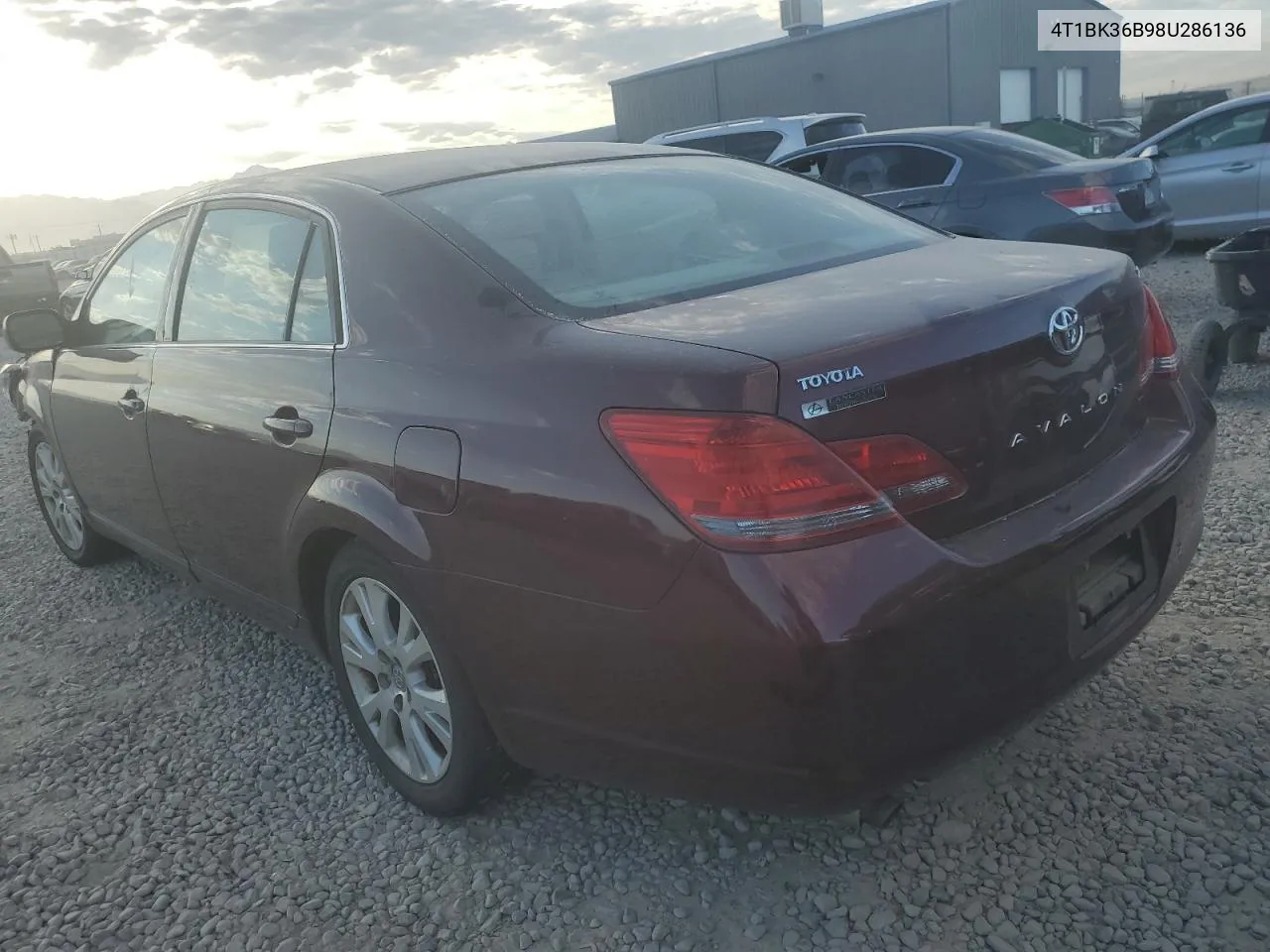 2008 Toyota Avalon Xl VIN: 4T1BK36B98U286136 Lot: 73021294