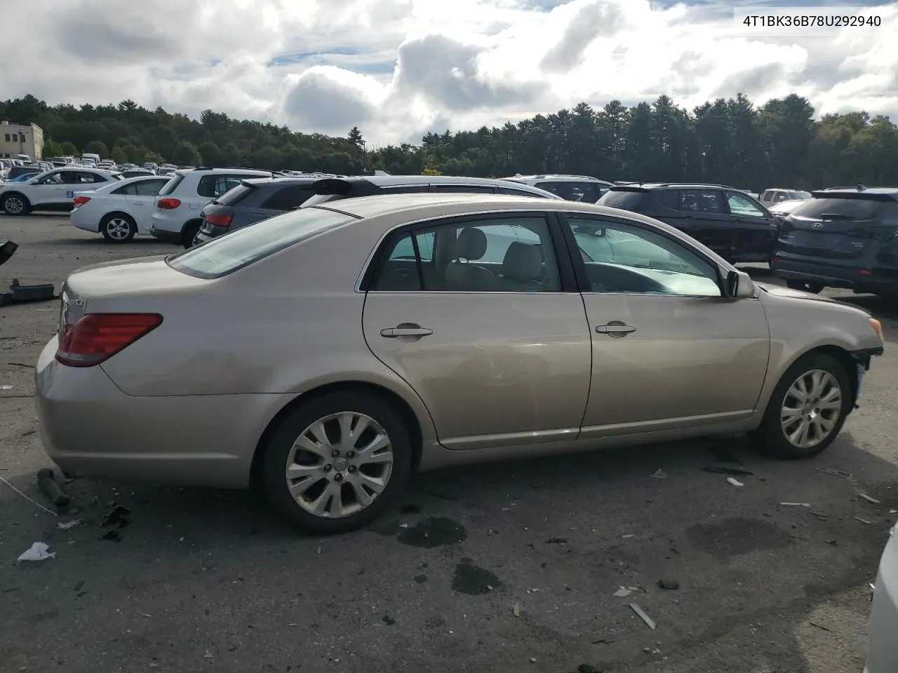 2008 Toyota Avalon Xl VIN: 4T1BK36B78U292940 Lot: 73101554