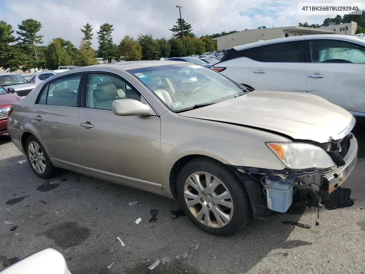 2008 Toyota Avalon Xl VIN: 4T1BK36B78U292940 Lot: 73101554