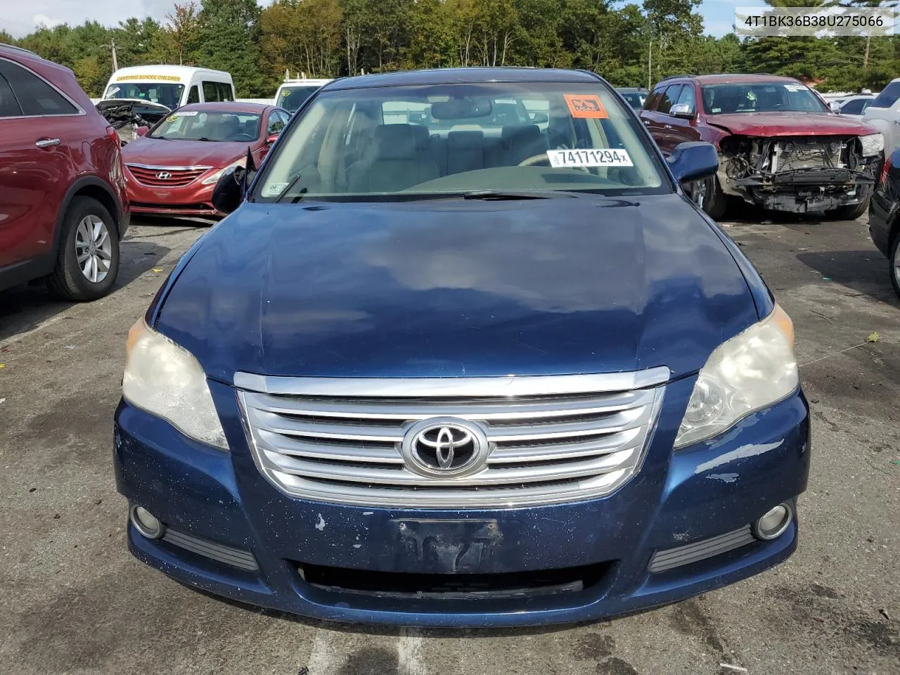 2008 Toyota Avalon Xl VIN: 4T1BK36B38U275066 Lot: 74171294