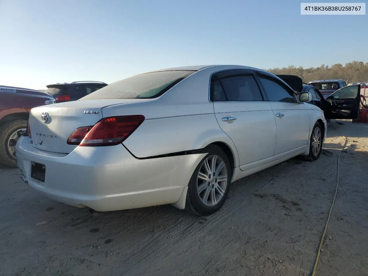 2008 Toyota Avalon Xl VIN: 4T1BK36B38U258767 Lot: 74250514