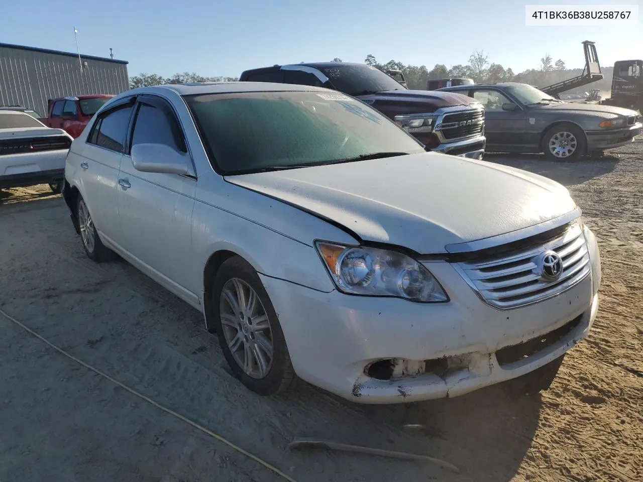 2008 Toyota Avalon Xl VIN: 4T1BK36B38U258767 Lot: 74250514