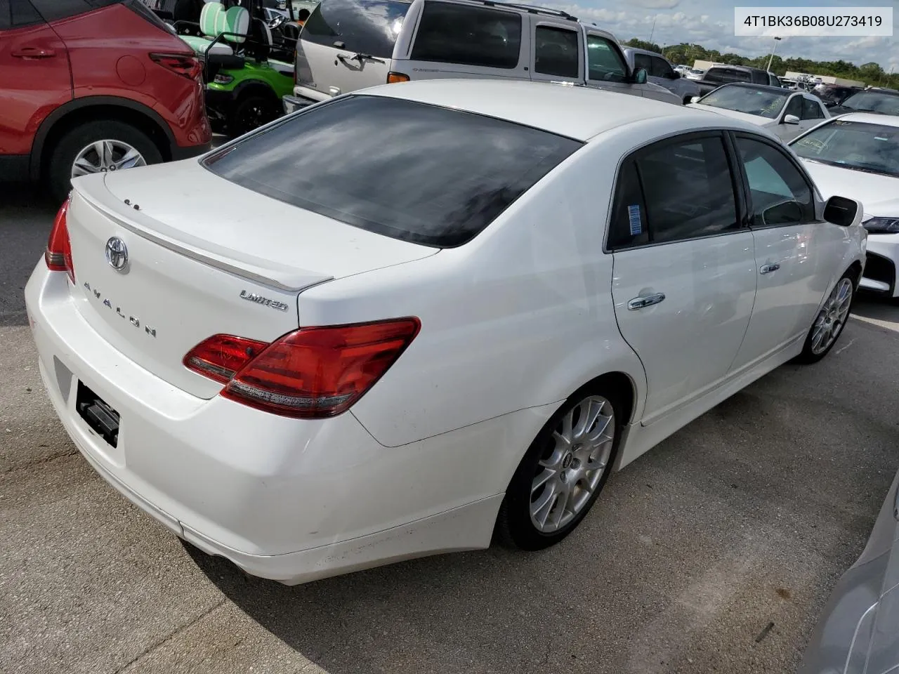 2008 Toyota Avalon Xl VIN: 4T1BK36B08U273419 Lot: 74846604