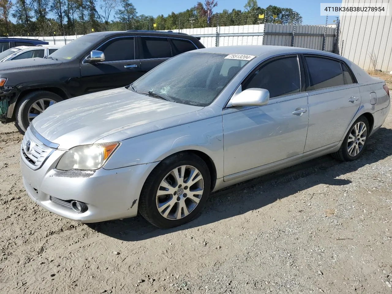 2008 Toyota Avalon Xl VIN: 4T1BK36B38U278954 Lot: 75513204