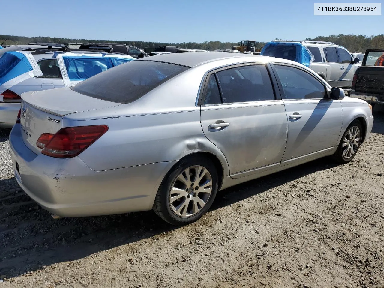 2008 Toyota Avalon Xl VIN: 4T1BK36B38U278954 Lot: 75513204