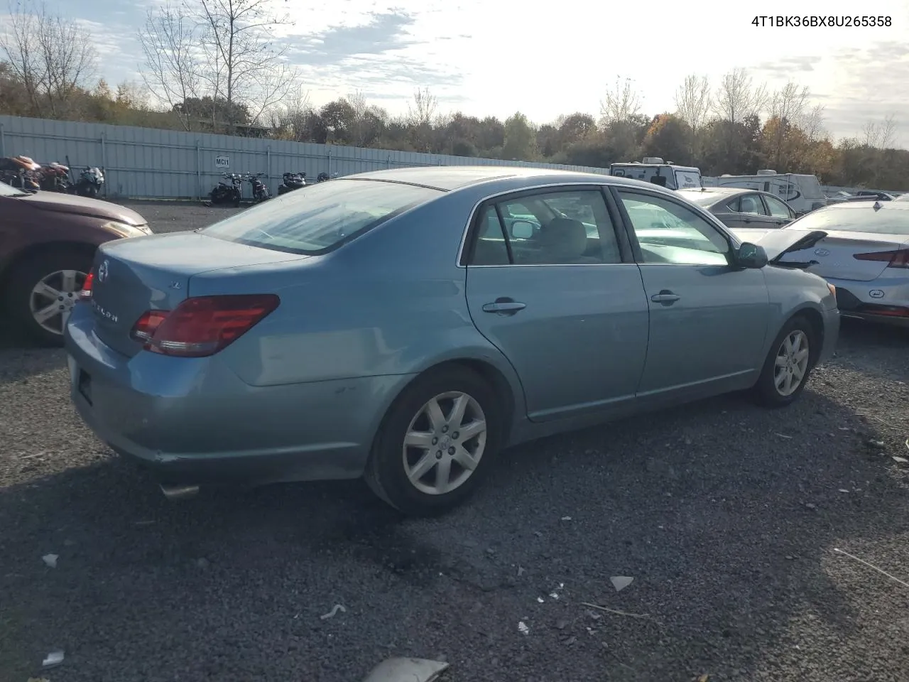 2008 Toyota Avalon Xl VIN: 4T1BK36BX8U265358 Lot: 75872274