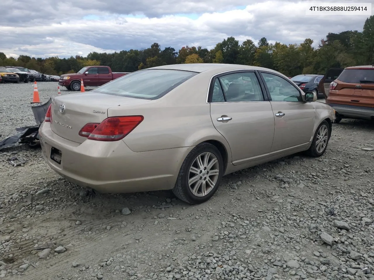 2008 Toyota Avalon Xl VIN: 4T1BK36B88U259414 Lot: 76165434