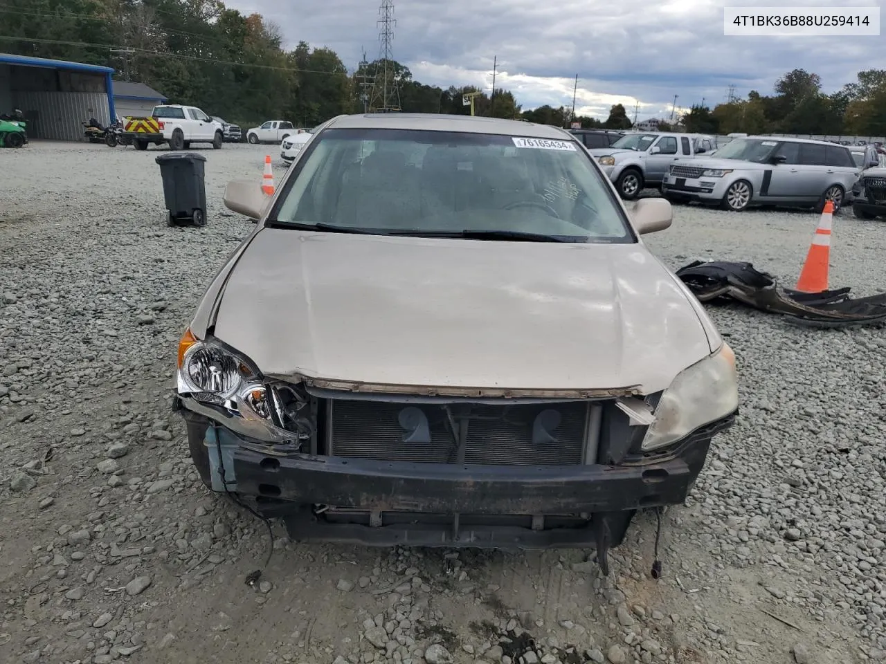 2008 Toyota Avalon Xl VIN: 4T1BK36B88U259414 Lot: 76165434