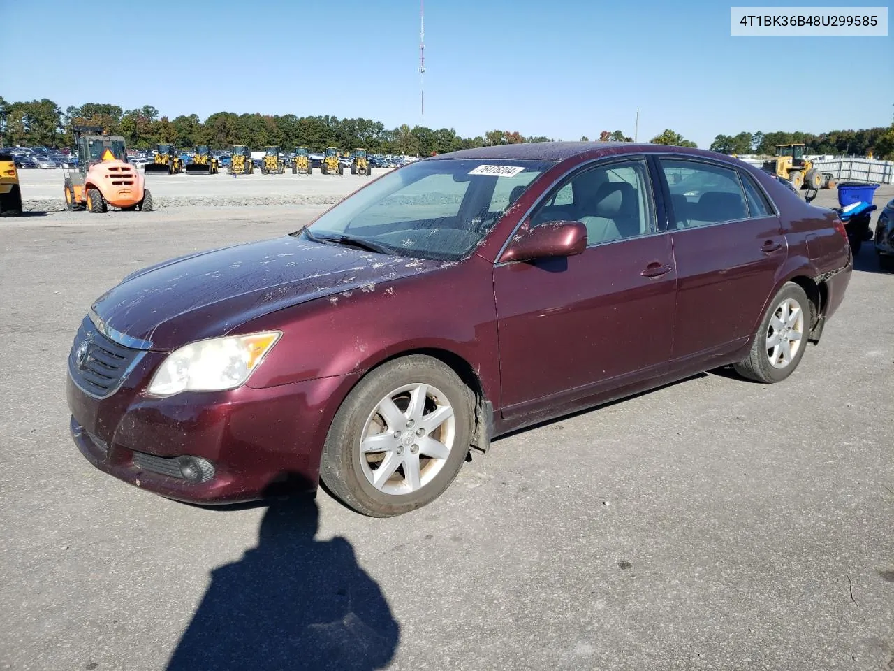 2008 Toyota Avalon Xl VIN: 4T1BK36B48U299585 Lot: 76476204