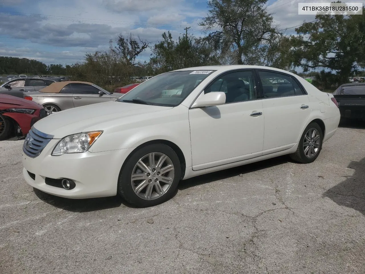 2008 Toyota Avalon Xl VIN: 4T1BK36B18U281500 Lot: 76623694