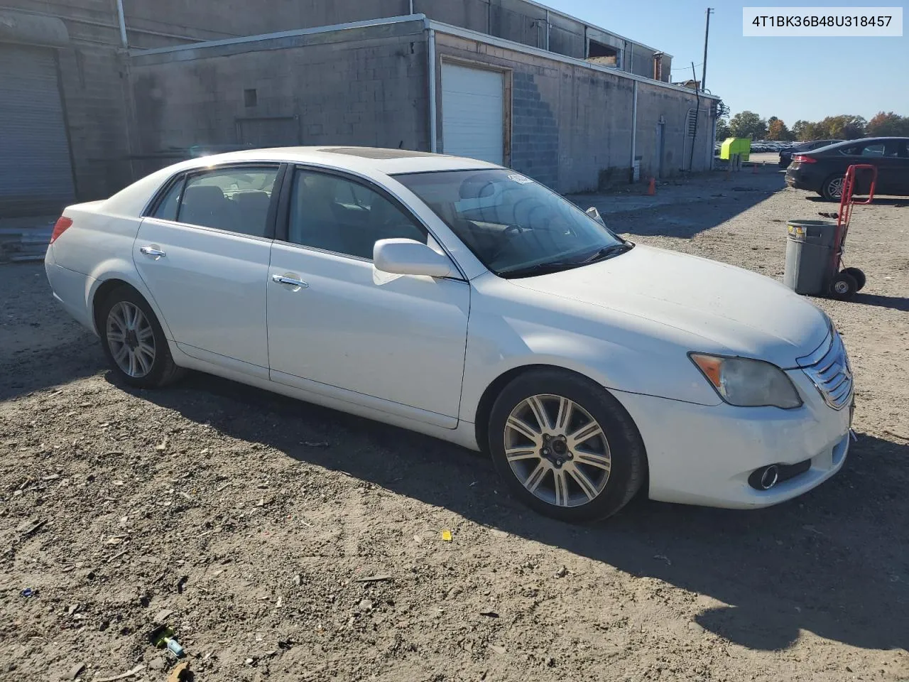 2008 Toyota Avalon Xl VIN: 4T1BK36B48U318457 Lot: 77403224