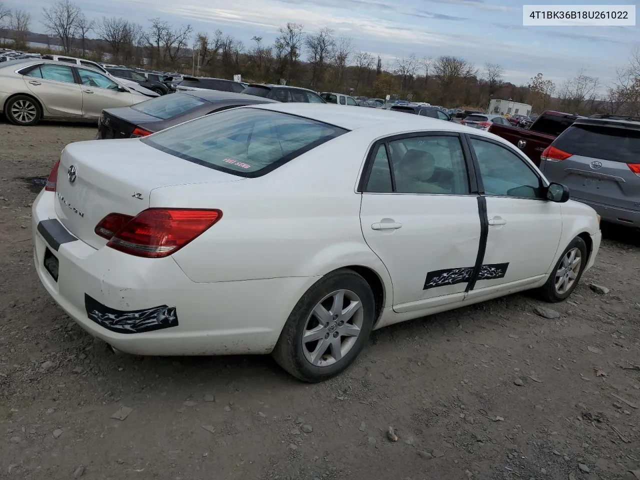 2008 Toyota Avalon Xl VIN: 4T1BK36B18U261022 Lot: 77446704