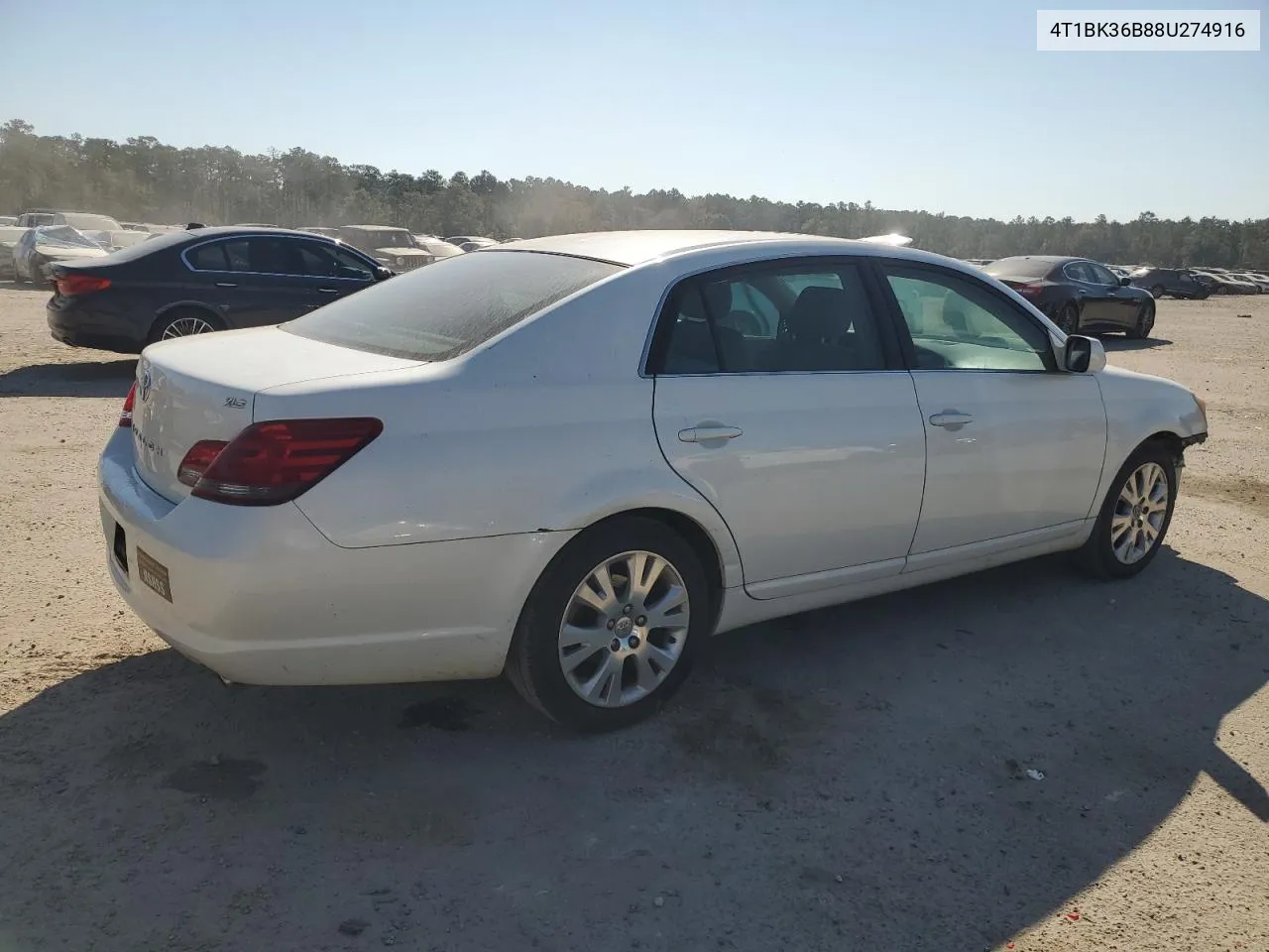 2008 Toyota Avalon Xl VIN: 4T1BK36B88U274916 Lot: 77640154