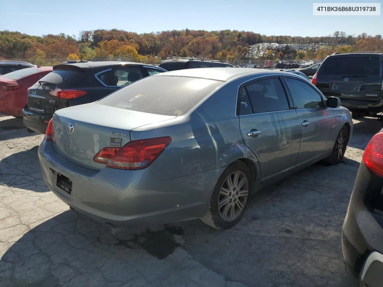 2008 Toyota Avalon Xl VIN: 4T1BK36B68U319738 Lot: 77869044