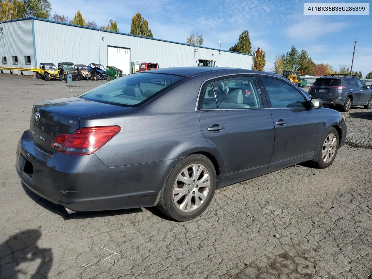 2008 Toyota Avalon Xl VIN: 4T1BK36B38U285399 Lot: 77886134