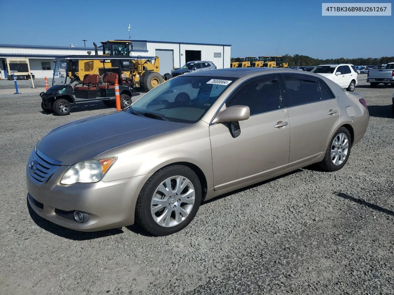 2008 Toyota Avalon Xl VIN: 4T1BK36B98U261267 Lot: 78008564