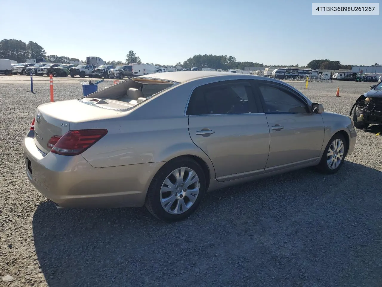 2008 Toyota Avalon Xl VIN: 4T1BK36B98U261267 Lot: 78008564