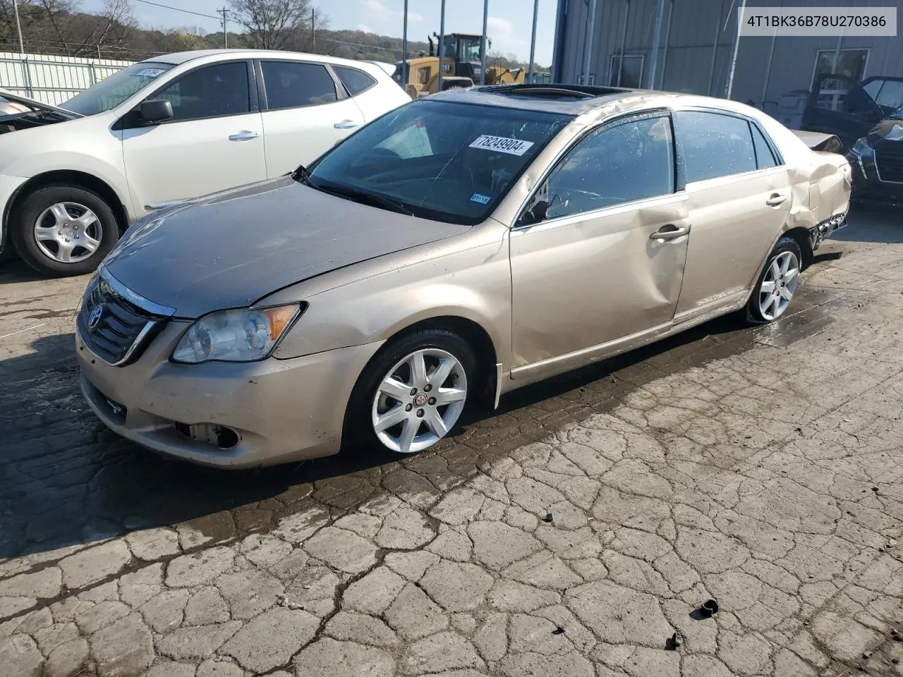 2008 Toyota Avalon Xl VIN: 4T1BK36B78U270386 Lot: 78249904