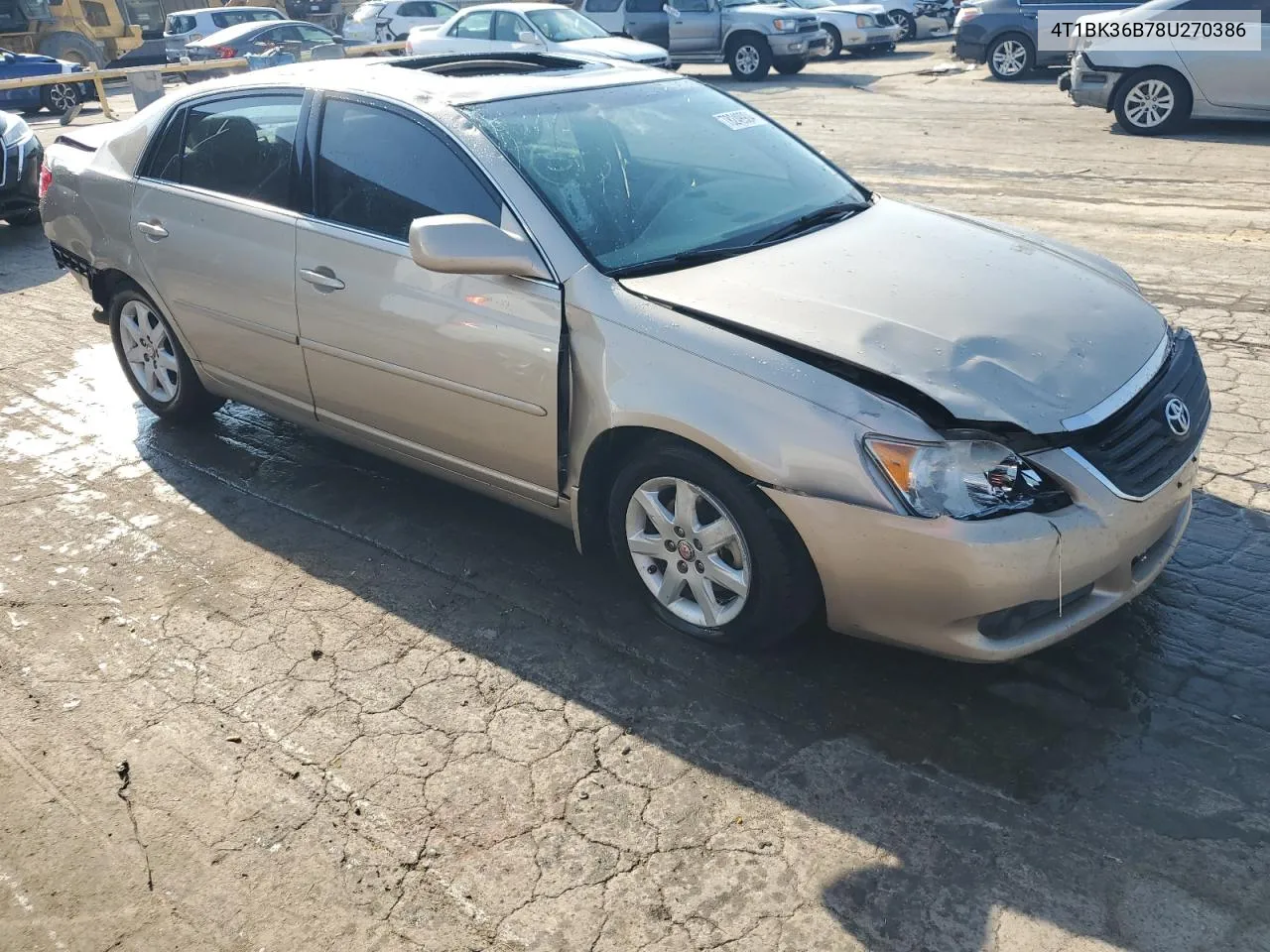 2008 Toyota Avalon Xl VIN: 4T1BK36B78U270386 Lot: 78249904