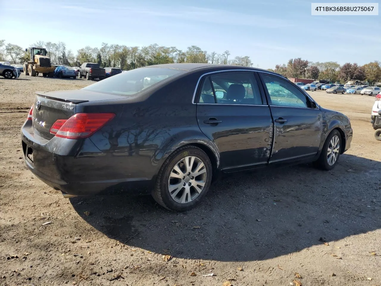 2008 Toyota Avalon Xl VIN: 4T1BK36B58U275067 Lot: 78550744