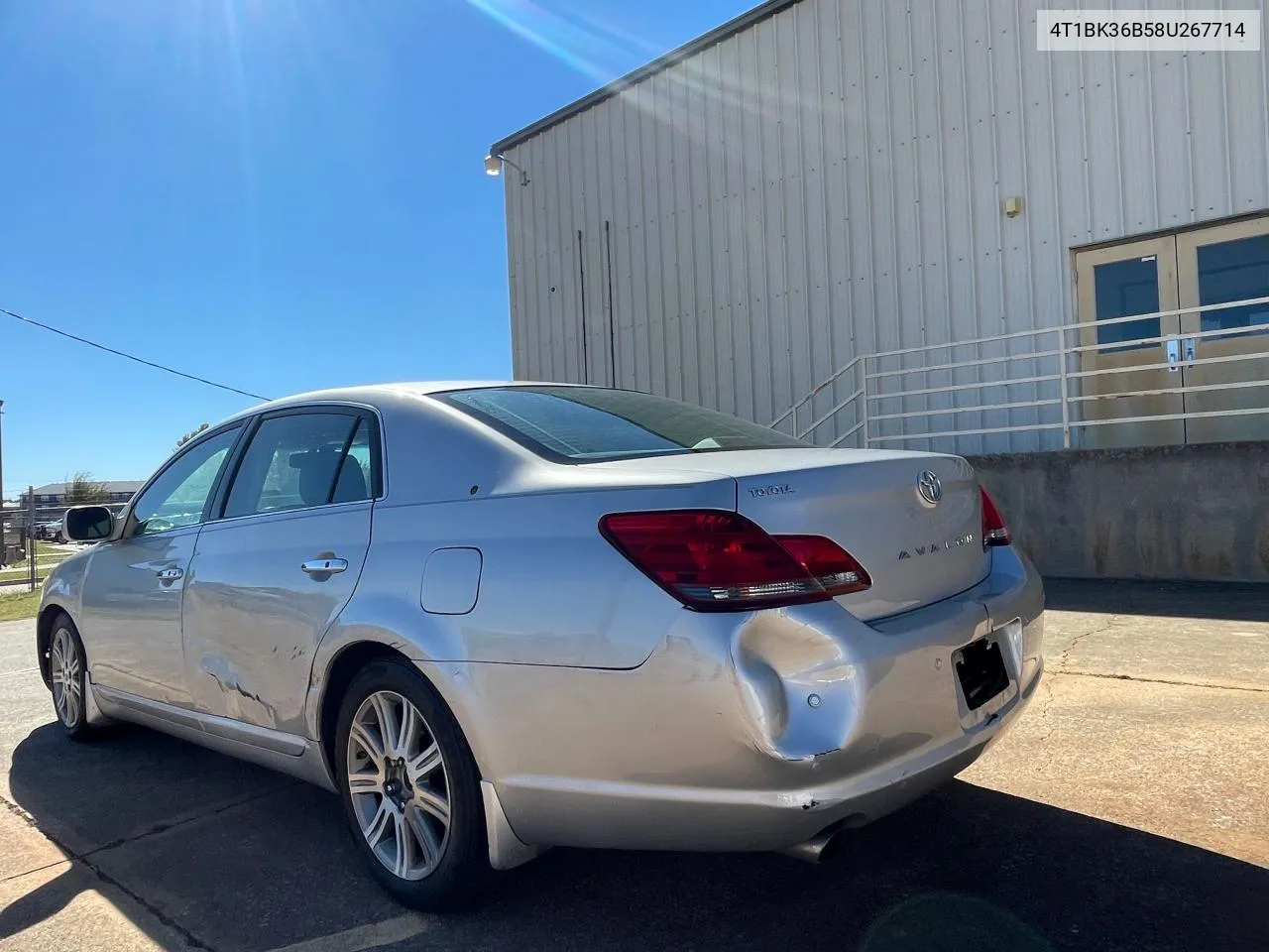 2008 Toyota Avalon Xl VIN: 4T1BK36B58U267714 Lot: 79895154