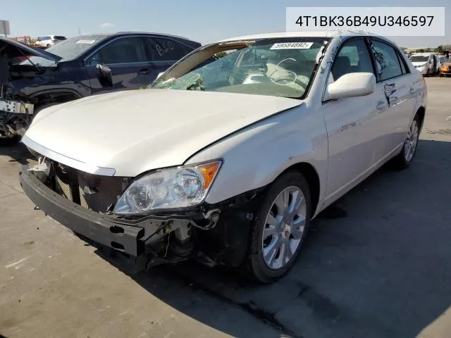 2009 Toyota Avalon Xl VIN: 4T1BK36B49U346597 Lot: 59874993