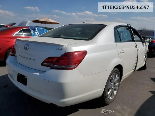 2009 Toyota Avalon Xl VIN: 4T1BK36B49U346597 Lot: 59874993