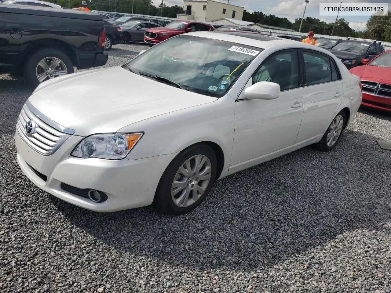 2009 Toyota Avalon Xl VIN: 4T1BK36B89U351429 Lot: 74192624