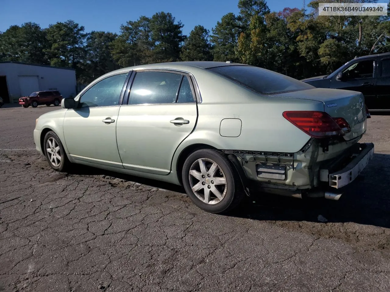 2009 Toyota Avalon Xl VIN: 4T1BK36B49U349340 Lot: 76026124