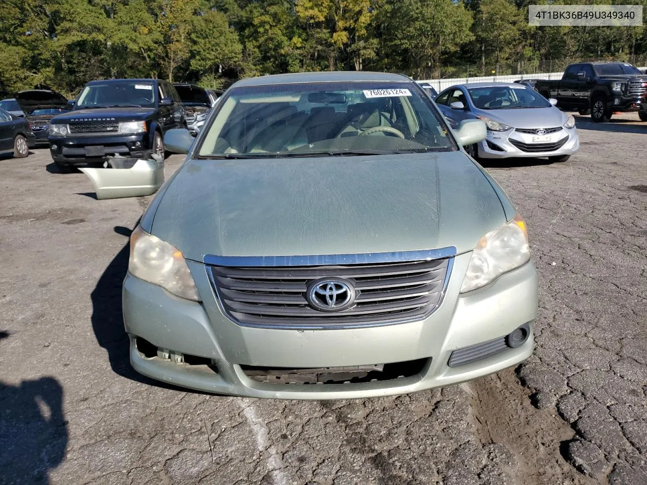 2009 Toyota Avalon Xl VIN: 4T1BK36B49U349340 Lot: 76026124