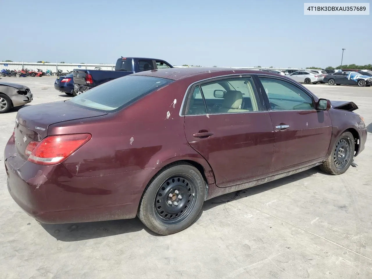 2010 Toyota Avalon Xl VIN: 4T1BK3DBXAU357689 Lot: 65110074