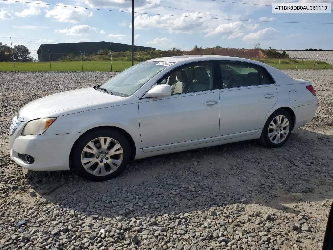 2010 Toyota Avalon Xl VIN: 4T1BK3DB0AU361119 Lot: 72644454