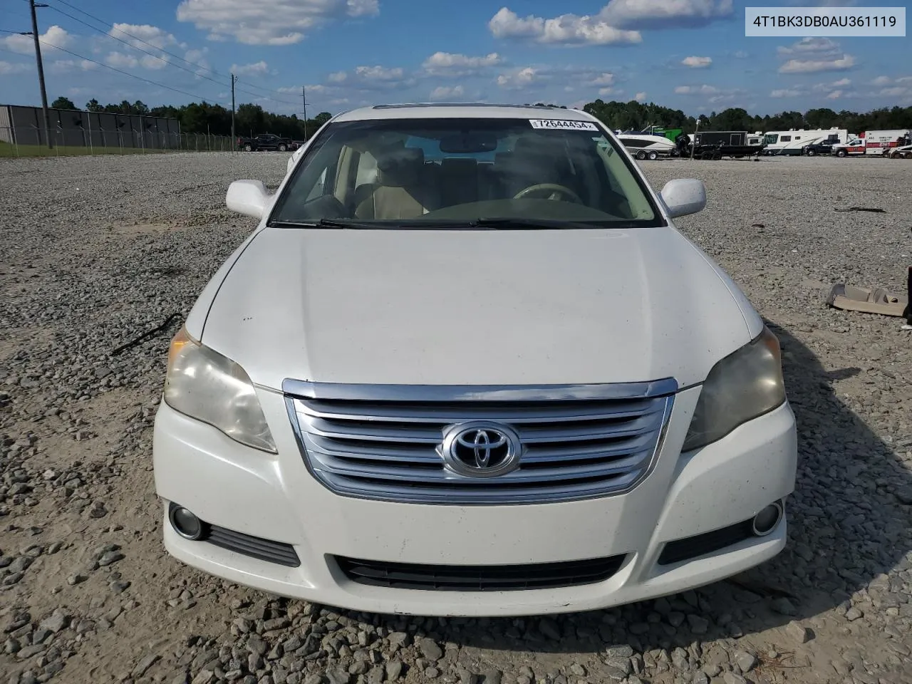 2010 Toyota Avalon Xl VIN: 4T1BK3DB0AU361119 Lot: 72644454