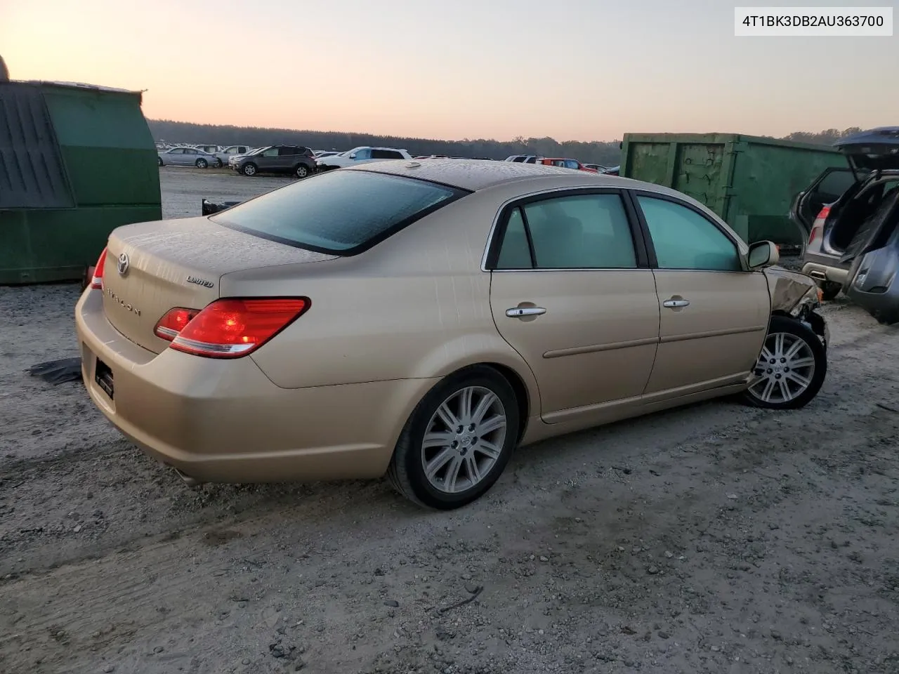 2010 Toyota Avalon Xl VIN: 4T1BK3DB2AU363700 Lot: 73495734