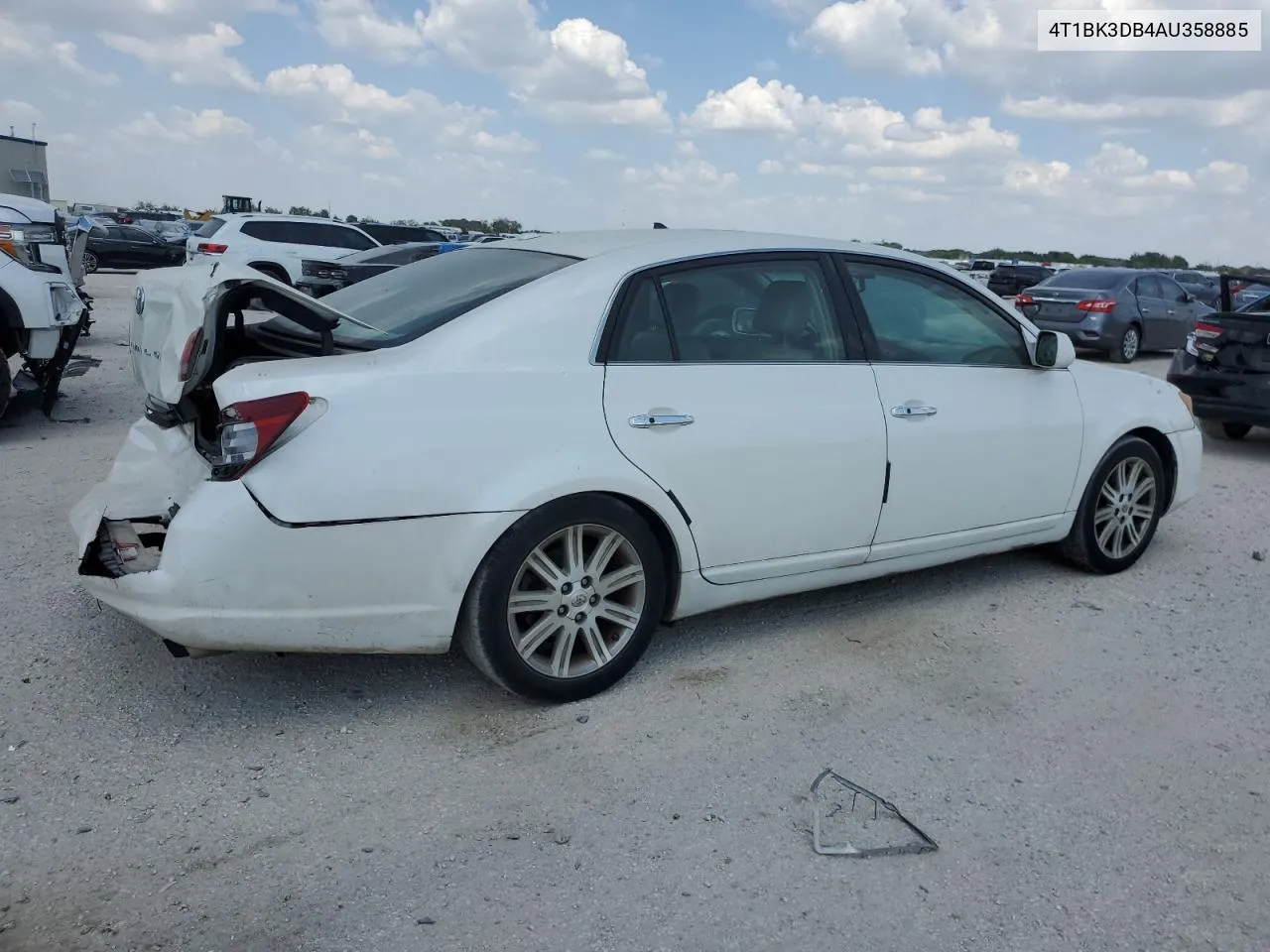 2010 Toyota Avalon Xl VIN: 4T1BK3DB4AU358885 Lot: 74677944