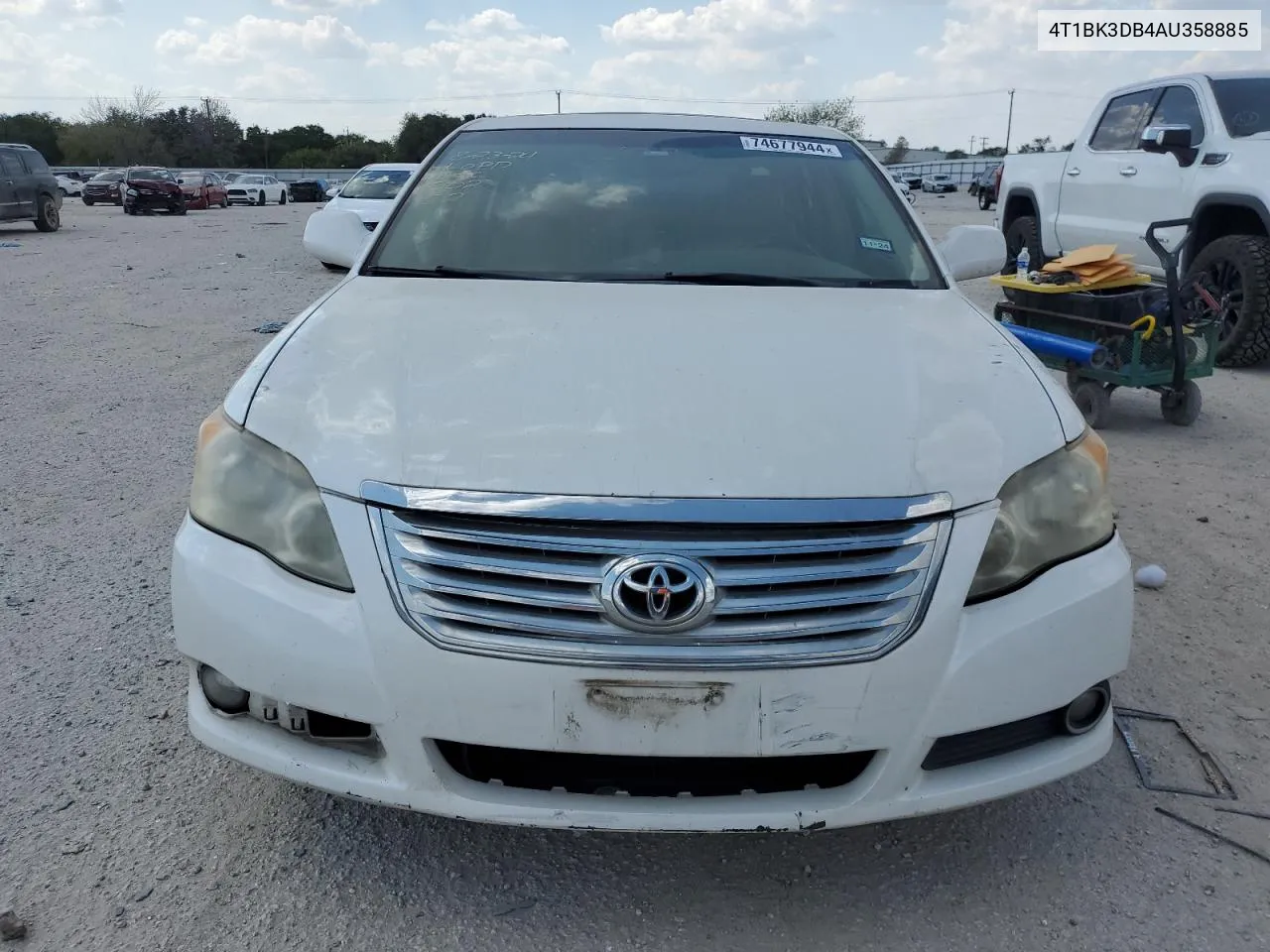 2010 Toyota Avalon Xl VIN: 4T1BK3DB4AU358885 Lot: 74677944