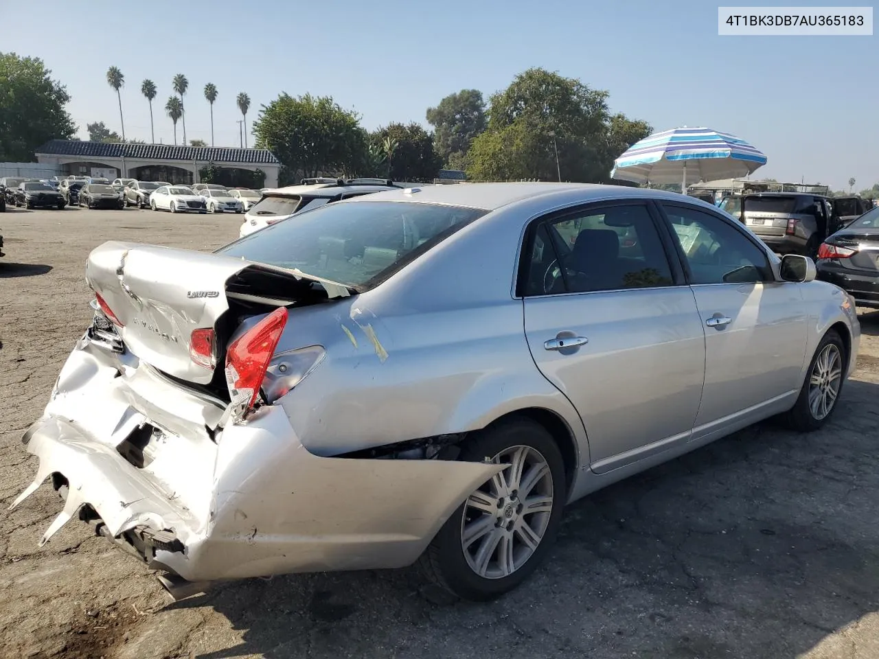 2010 Toyota Avalon Xl VIN: 4T1BK3DB7AU365183 Lot: 74796054