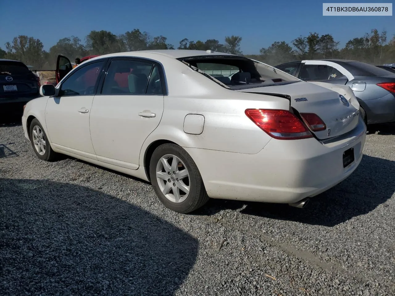 2010 Toyota Avalon Xl VIN: 4T1BK3DB6AU360878 Lot: 75133814