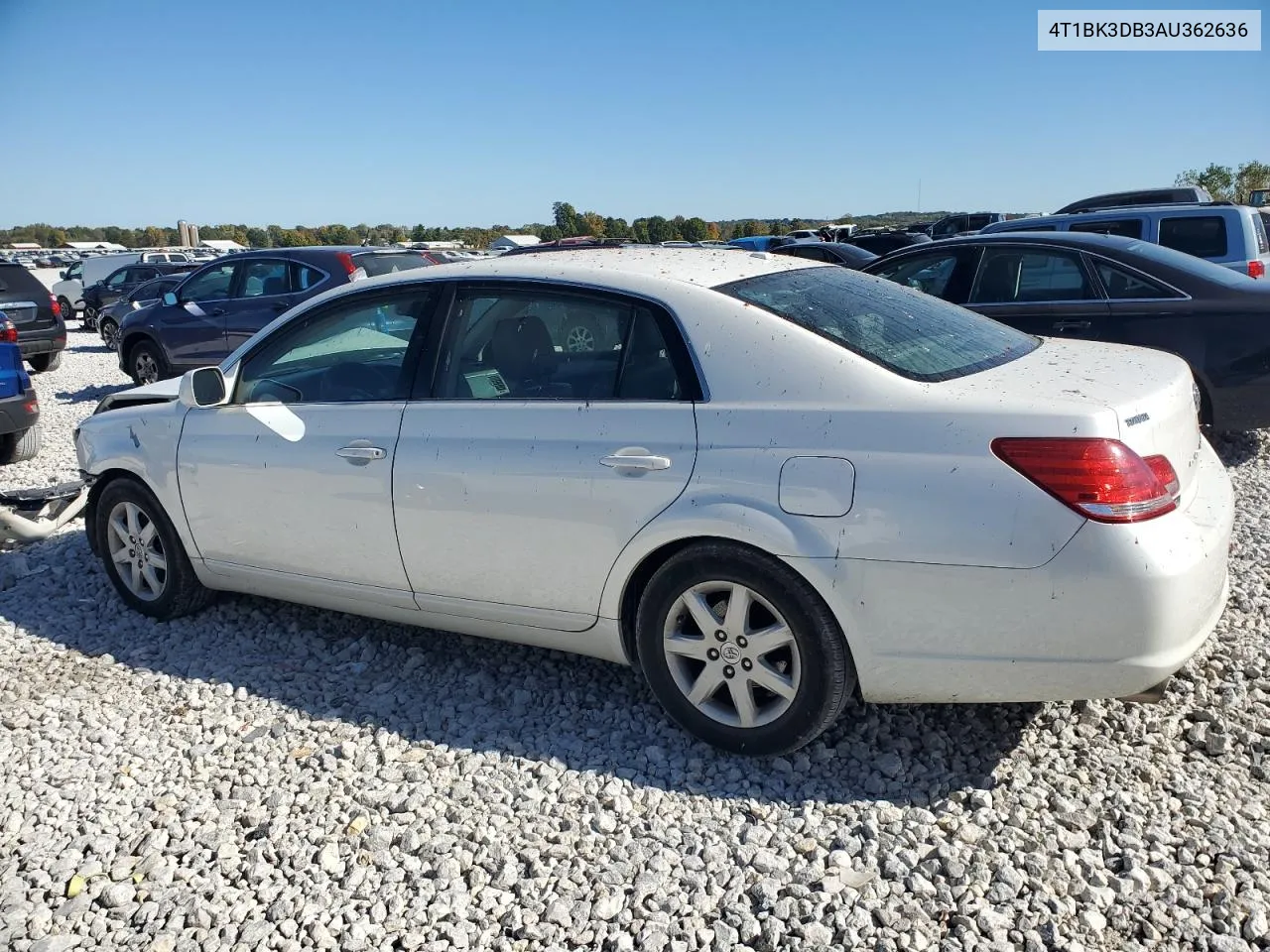 2010 Toyota Avalon Xl VIN: 4T1BK3DB3AU362636 Lot: 75480764