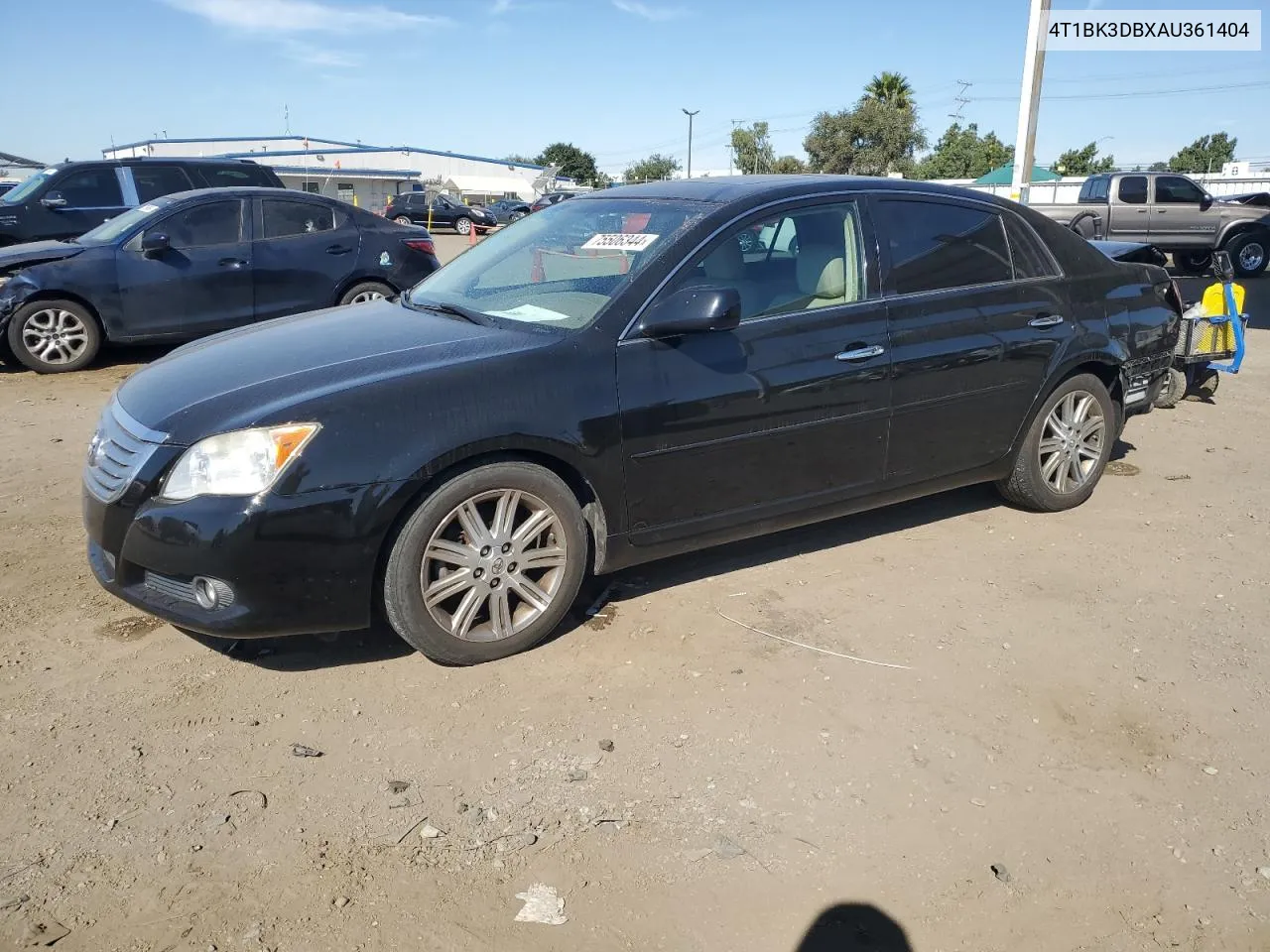 2010 Toyota Avalon Xl VIN: 4T1BK3DBXAU361404 Lot: 75506344