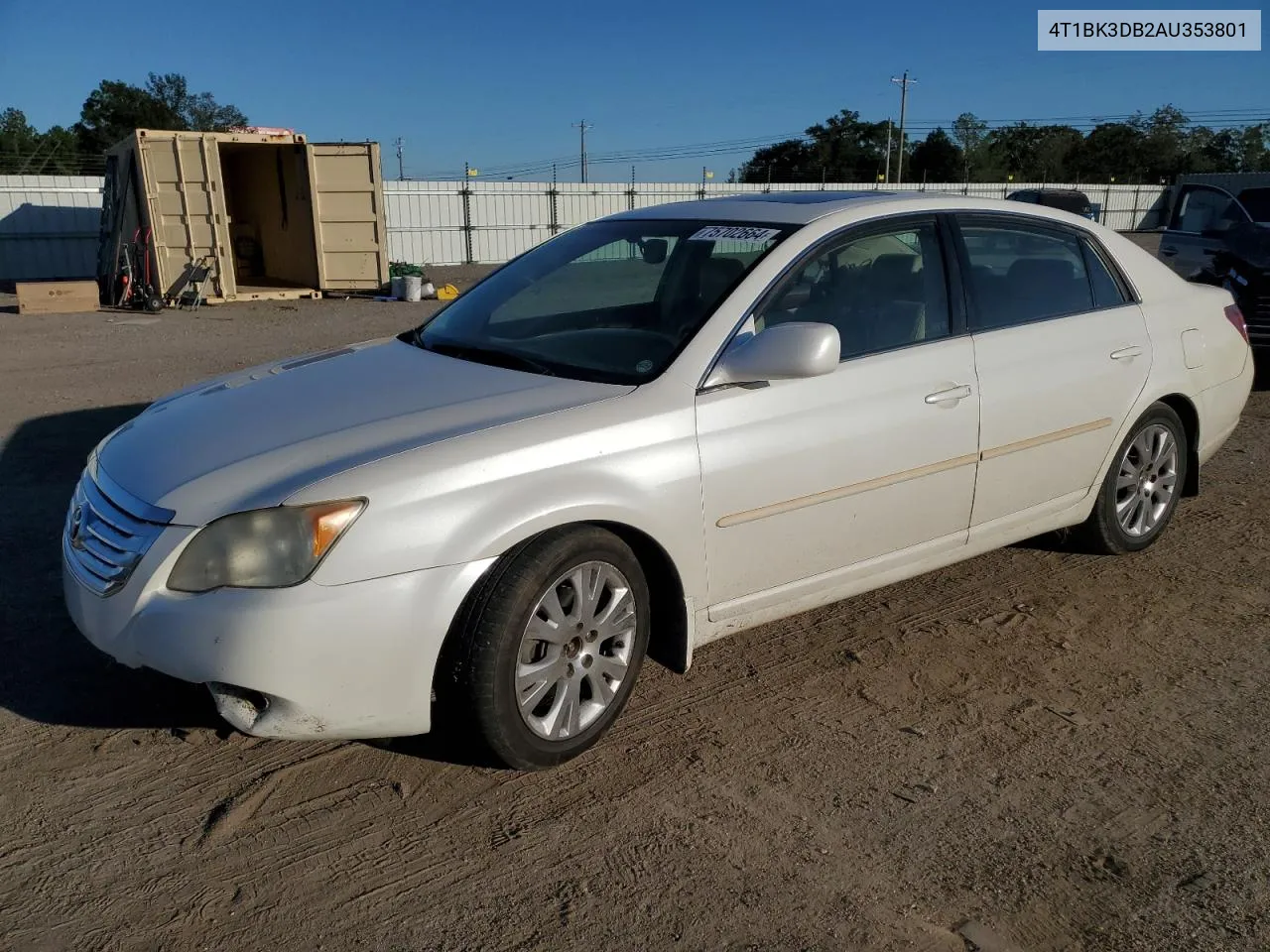 2010 Toyota Avalon Xl VIN: 4T1BK3DB2AU353801 Lot: 75702664